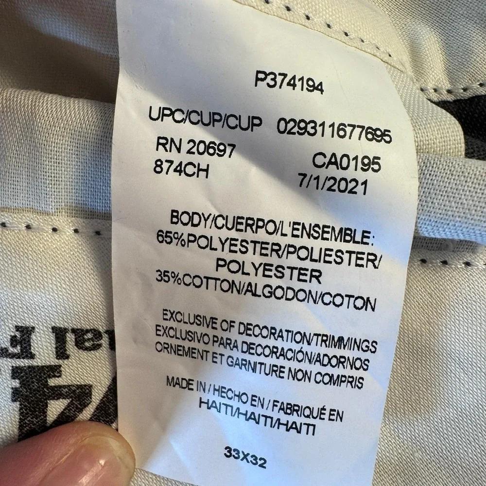 Dickies 874 Original Fit Mens Work Pants 33x32 Charcoal Gray Chino 874CH - Picture 6 of 6